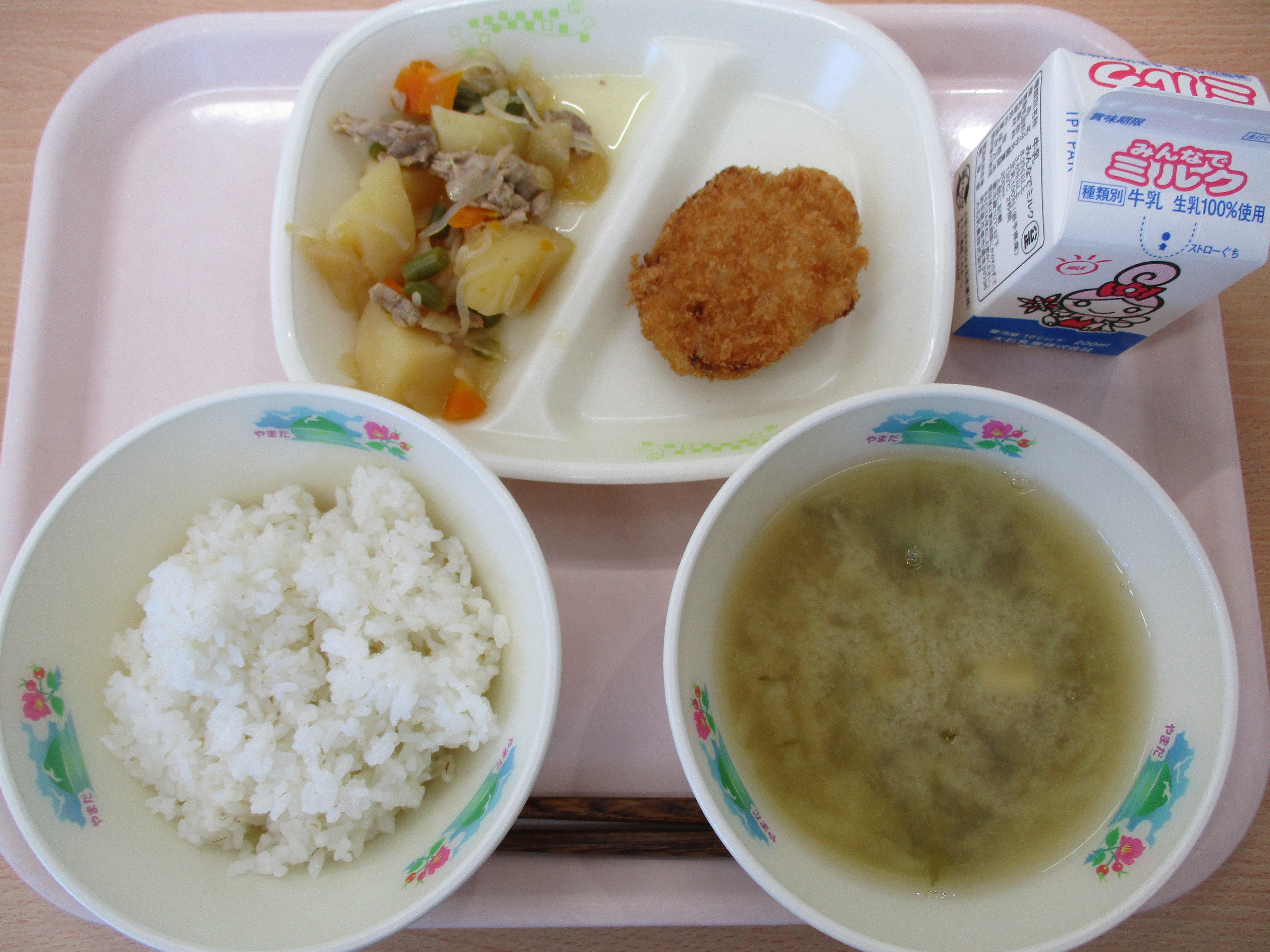 学校給食の写真紹介（山田町立学校給食センター）令和6年度4月前半分