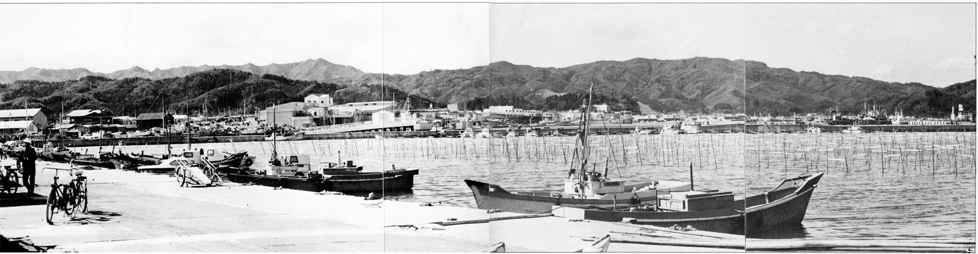 山田港の船着場の写真