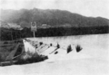 船越浦の浜海岸堤防の写真